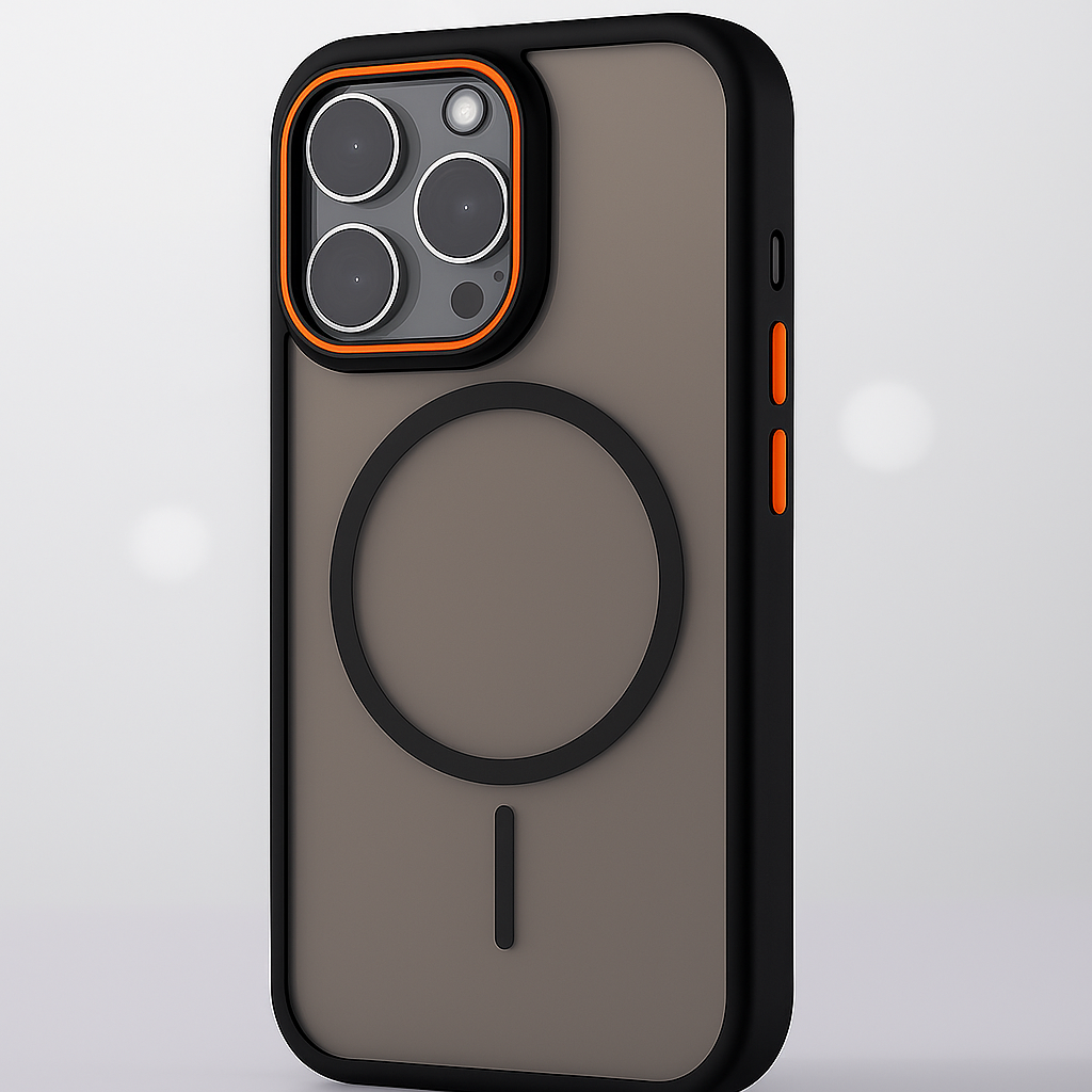 Cover Magsafe per Apple iPhone 16 Pro Max con protezione bordi e fotocamera
