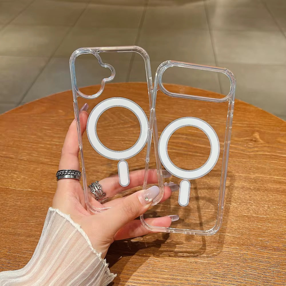Cover MagSafe per Apple iPhone 15 / 16 / 17 Pro e Pro Max. antiurto eleganza e protezione