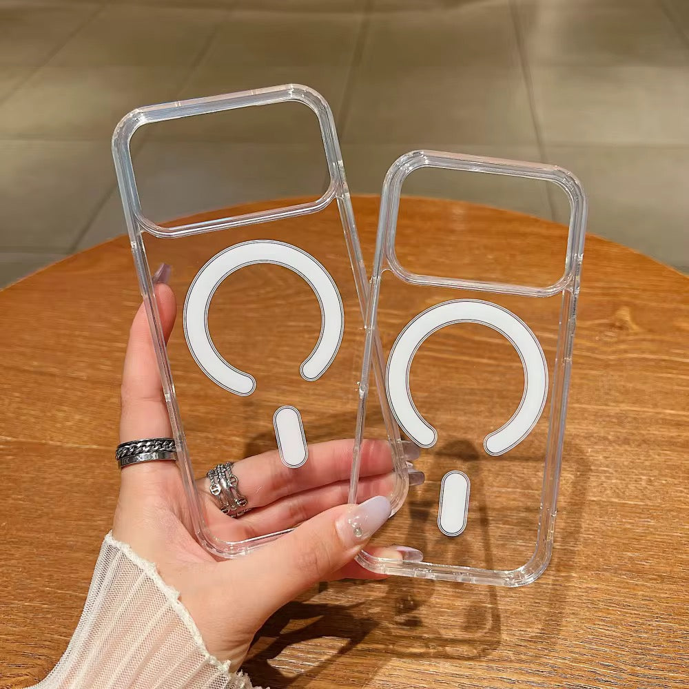 Cover MagSafe per Apple iPhone 15 / 16 / 17 Pro e Pro Max. antiurto eleganza e protezione