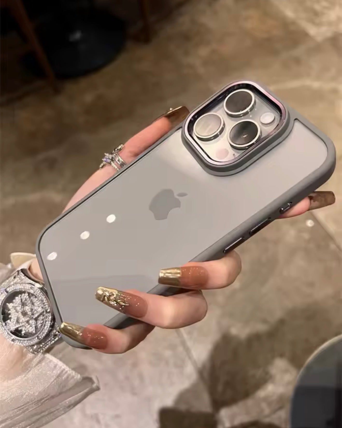 Custodia iPhone 16 / 15 / 14 Pro E Pro Max Cover Trasparente Case Anti Urto
